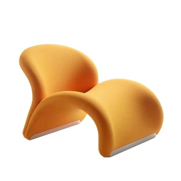 莫蘭迪時尚休閒椅設計師創意款休閒椅 8072#-136 舌頭