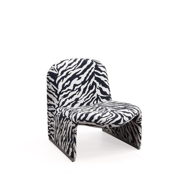 【海小特系列】設計師款-山丘椅 極簡單人休閒椅客廳懶人斑馬絨定型綿沙發椅