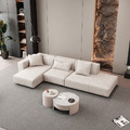 【摩登奢居系列】極簡風 豆腐塊沙發 簡約時尚棉麻布沙發_3