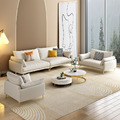 【哥斯圖系列】輕奢風格 免洗科技布 組合沙發（奶油色-乳膠）_4