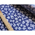 小花寶藍 絲光 100%櫸木莫代爾棉印花布_6