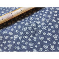 法式優雅 仿單寧花朵 純棉印花布_7