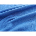 雪紡褶皺布 飽和的天藍色