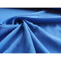 雪紡褶皺布 飽和的天藍色_2