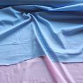 輕柔花瓣 高支數 膠原蛋白 天絲棉 素面布 - 櫻花粉/水藍_8