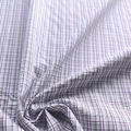 高支數絲光棉 緹花緞紋 純棉漸層英式格紋-白酒紅灰色_2