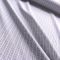 高支數絲光棉 緹花緞紋 純棉漸層英式格紋-白酒紅灰色_4