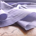 粉紫細格紋高支數絲光棉_2