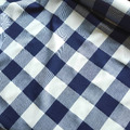 藍綠 棋盤格 斜紋輕磨毛 仿羊毛保暖防皺面料_1