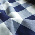 藍綠 棋盤格 斜紋輕磨毛 仿羊毛保暖防皺面料_3