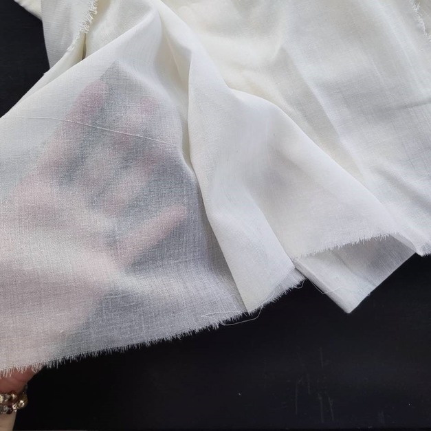 100%純棉米色雪紡經典不敗好穿搭2碼