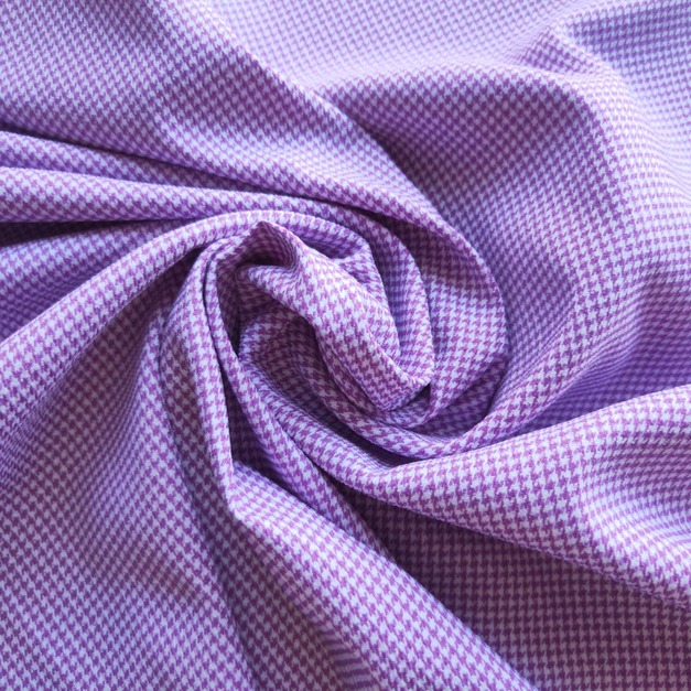 紫荊 | 千鳥格縲縈彈性布 3碼