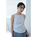 Korea夏日必備削肩背心｜灰_1