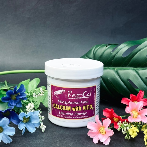 Rep-Cal 維生素含D3鈣粉 3.3oz (93.5g) 豹紋 肥尾 睫角守宮 蓋勾亞守宮可用