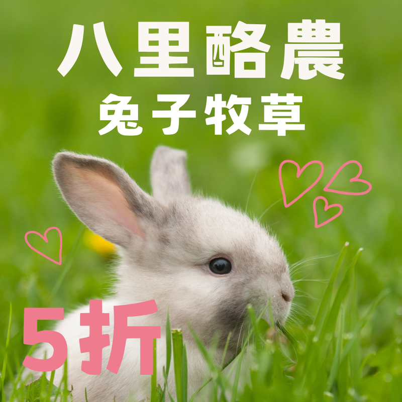【初體驗5折牧草區】-兔子天竺鼠牧草-八里酪農指定使用-1包500g