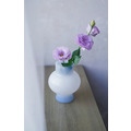 Modern 彩藍冰河漸層胖胖玻璃花瓶_1