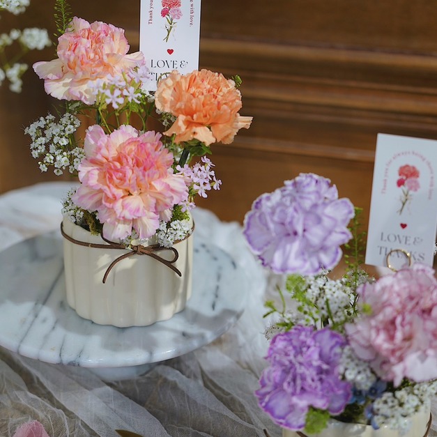 2026 馨甜｜ 康乃馨蛋糕花 -2色選