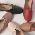 【氣質維也納】極軟羊皮蝴蝶結芭蕾舞鞋_純真紅(23.5)_12