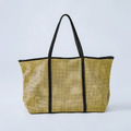 【香榭大道】細緻冲孔軟牛皮質感托特包_檸檬黃_4