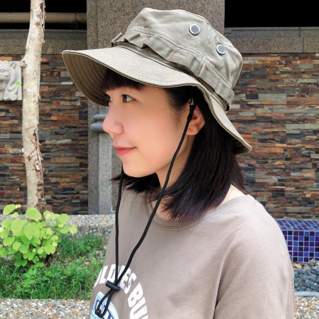 夏末特賣．復古山系圓頂遮陽奔尼帽_個性軍綠(現貨M/L)