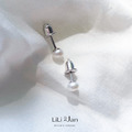 Holy spirit【奇蹟恩典】優雅珍珠925純銀針式耳環_3