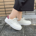 【專屬美好】奶油慕絲底台軟牛皮小白鞋_白紅_4