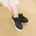 【前進的少女】牛皮緞帶繫繩休閒鞋_黑色冒險 (隨貨附黑色棉質鞋帶)_4