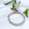 Holy spirit【Jun.】水晶純銀手環_灰月光石_2
