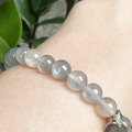 Holy spirit【Jun.】水晶純銀手環_灰月光石_6
