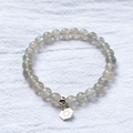 Holy spirit【Jun.】水晶純銀手環_灰月光石_3