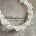 Holy spirit【Oct.】水晶純銀手環_白幽靈+白爆晶_4
