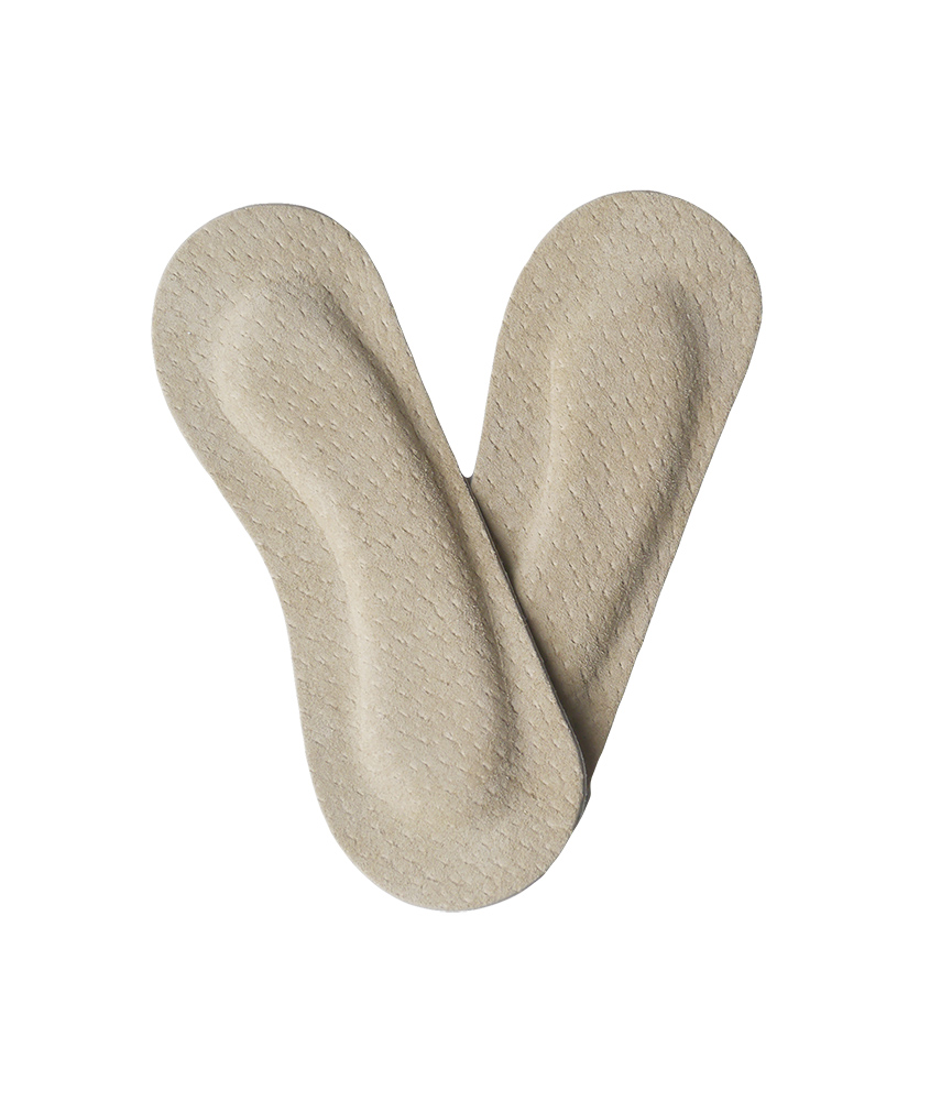 裸色真皮後踵貼