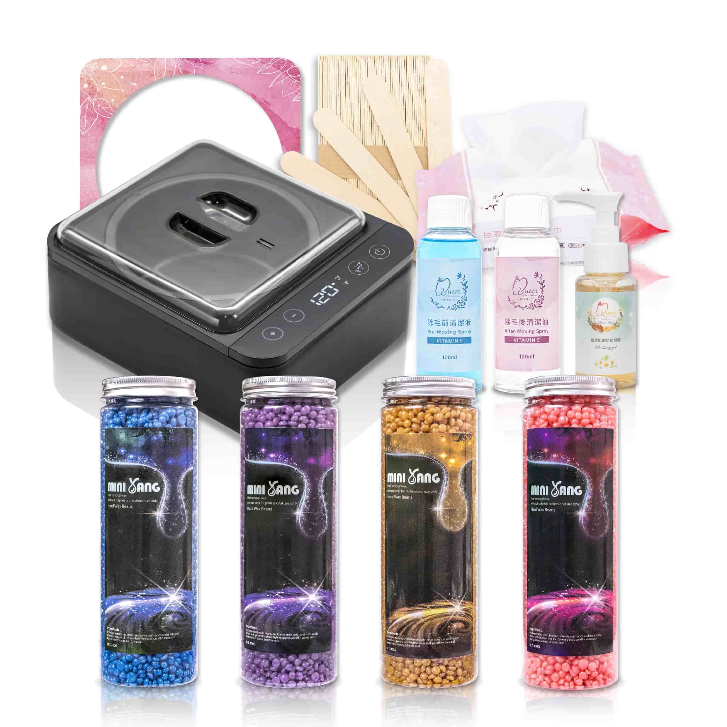 低痛感寶石星空除毛組【含一般清潔套組】