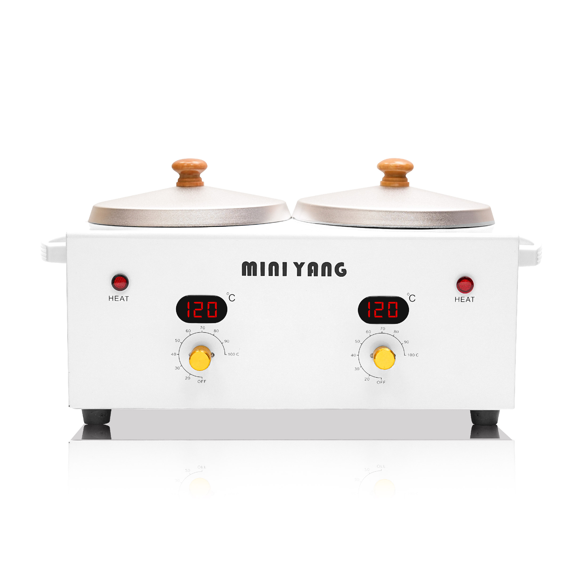 智能恆溫數位顯示雙鍋熱蠟機【可替換內鍋】