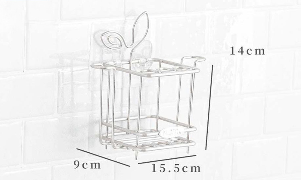 304不鏽鋼 3孔牙刷架規格