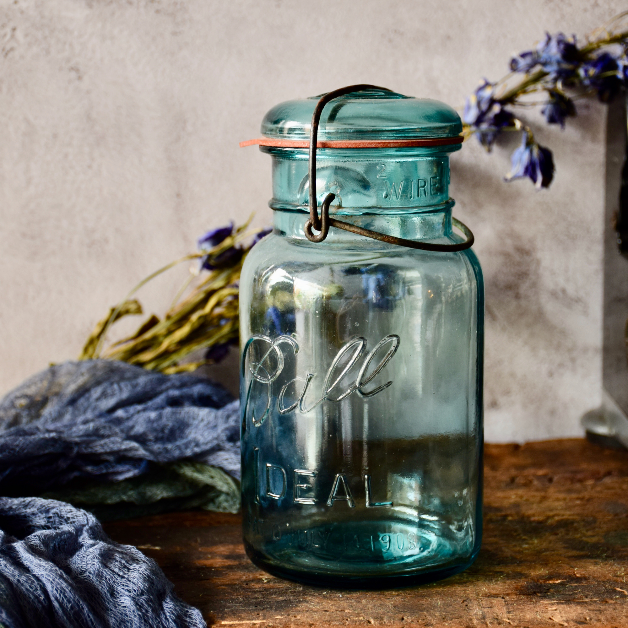 Ball Jar｜ 美國老件, 1908年鐵線款