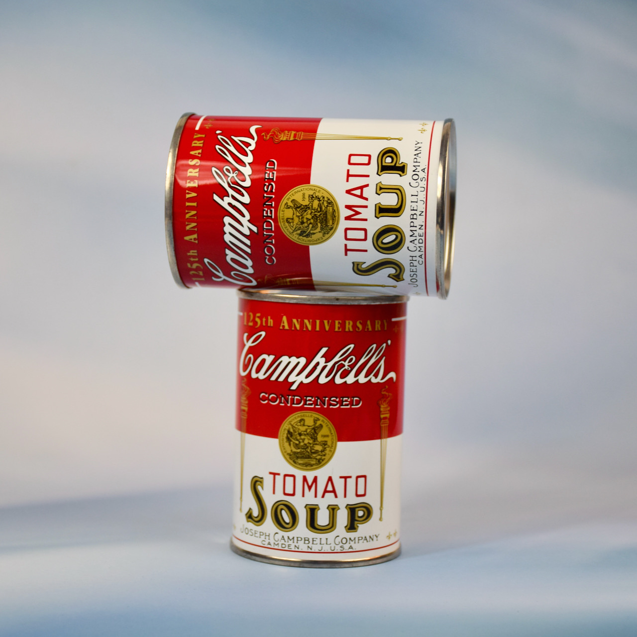 Campbells soup｜美國康寶濃湯 125週年紀念存錢筒全新25年老件