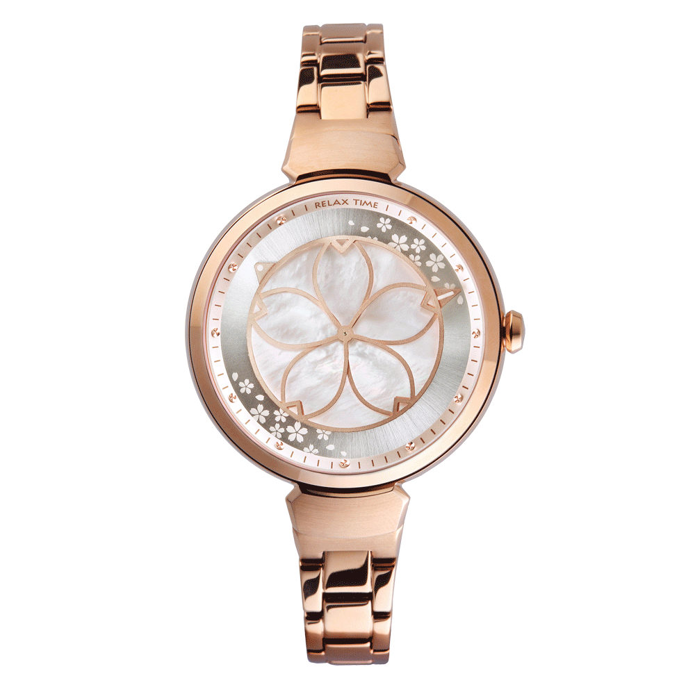 RELAX TIME 年度設計錶款【綻放系列-櫻】白 (RT-72-3)_2