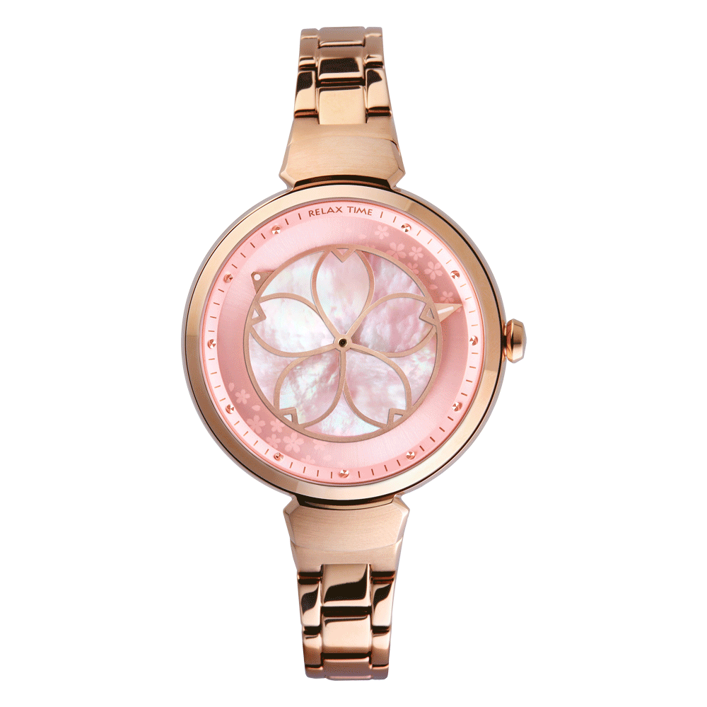 RELAX TIME 年度設計錶款【綻放系列-櫻】粉櫻 (RT-72-1)_2
