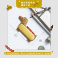 YOBRO Hotdog 熱狗文具組合包 削鉛筆機.便籤架.鉛筆筒.訂書機.膠帶座 .熱狗筆(各一)_4