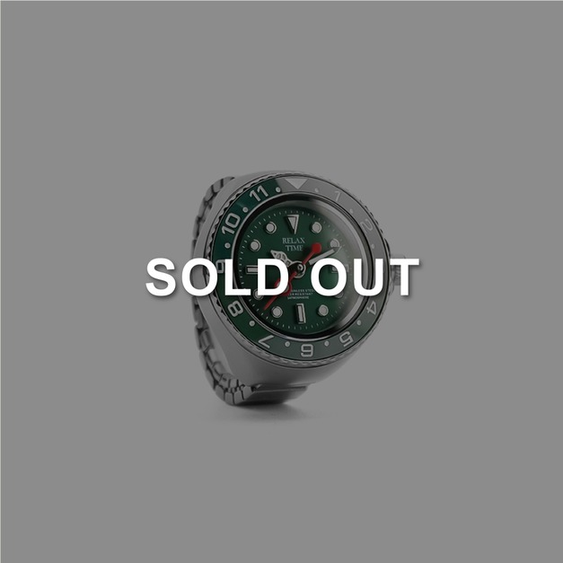 SOLD OUT-RELAX TIME  水鬼戒指錶-綠水鬼 (RT-R-02)