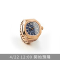 4/22 12:00開始預購!RELAX TIME 方形戒指錶-玫殼深藍方形 (RT-P-05)