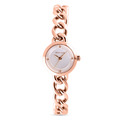 官網限定-1+1水晶熊手錶組合| RELAX TIME 手鍊風格女錶 玫瑰金×白 (RT-109-1-02)_2