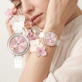 官網限定-1+1水晶熊手錶組合|RELAX TIME 拾光花語陶瓷系列-粉 (RT-122-02)_3