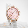 官網限定-1+1水晶熊手錶組合|RELAX TIME 拾光花語陶瓷系列-粉 (RT-122-02)_5