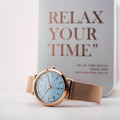 官網限定-1+1水晶熊手錶組合|RELAX TIME Astra 星芒 系列 -藍 (RT-121-3)_6