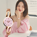 官網限定-1+1水晶熊手錶組合|RELAX TIME 手鍊微甜風格女錶 玫瑰金&times;粉貝殼 (RT-71-8)_2