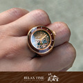 限量發售｜RELAX TIME 武德宮黑虎大將軍聖誕聯名系列 玫瑰金戒指錶 (RT-W-01)