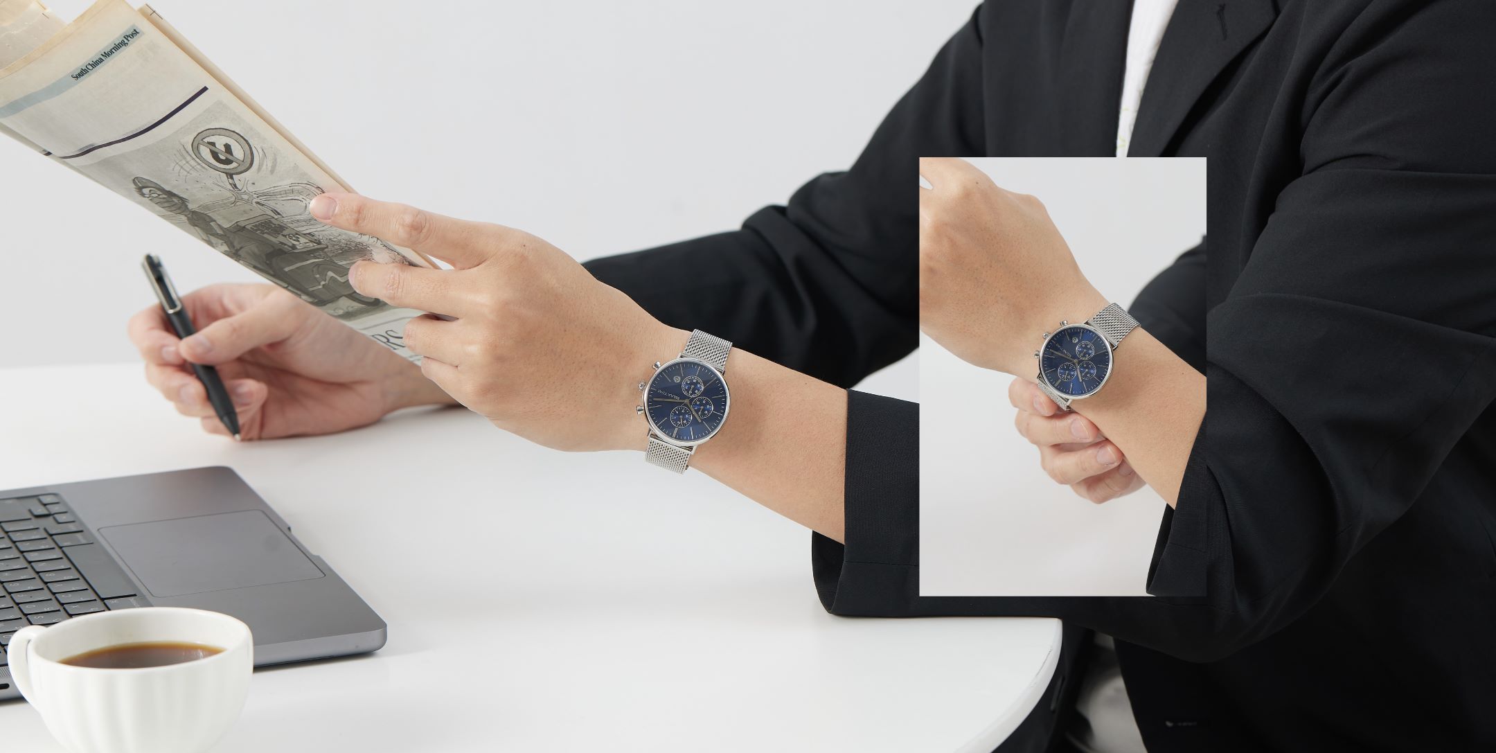 【RELAX TIME】 *加碼送皮帶*RELAX TIME 三眼計時腕錶|不鏽鋼×藍 Ø40mm (RT-85-2) 7 71c8d3ca9f22c643d8790ac8a751b5f9