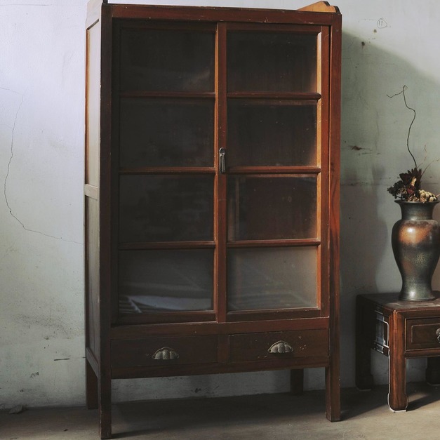 昭和檜木玻璃展示櫃